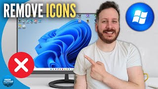 How To Remove Desktop Icons In Windows 10 Without Deleting Them [upl. by Vaasta477]