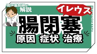 【腸閉塞（イレウス）】症状や治療などに関して現役薬剤師が解説します [upl. by Harobed]