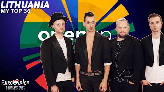 Eurovision 2020  Lithuanian Preselection Pabandom Is Naujo  MY TOP 36 [upl. by Nawad]