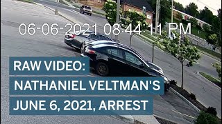 RAW VIDEO Nathaniel Veltmans June 6 2021 arrest [upl. by Eitak]