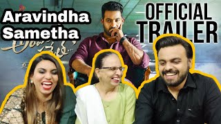 ARAVINDHA SAMETHA Trailer Reaction By Mumbaikars  Jr NTR  Pooja Hegde  Trivikram  Telugu  NSM [upl. by Hagi560]