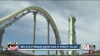 GUINESS WORLD RECORD Schlitterbahns Verrückt Water Slide is Tallest [upl. by Samuel581]