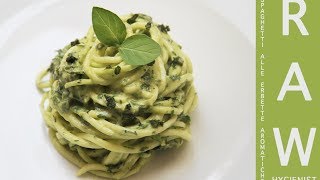 Spaghetti alle Erbette Aromatiche  Ricetta Raw Igienista [upl. by Malley417]