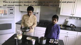 How To Make Paal Payasam  Recipe Tutorial in Sanskrit [upl. by Nylidnam]