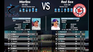 Super Mega Baseball 3 Season  Boston Red Sox  Game 1 vs Miami Ep 148 [upl. by Lessirg]