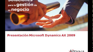 Microsoft Dynamics AX 2009 Introducción y demo [upl. by Sabanrab]