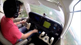 Beechcraft Bonanza G36  Landing at LuzianiaGo [upl. by Tsew]