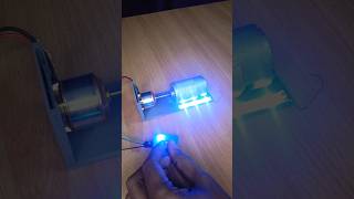 Glowing 12v LED with a bldc motor generator PraveenDN [upl. by Sirrad]