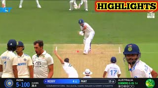 India vs Australia 2nd test match 2024 highlights Ind vs aus live match todayind vs aus test match [upl. by Khai]