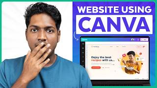 How to Make a Website Using Canva for FREE 🤩 2024 [upl. by Akerley]