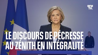 Le discours de Valérie Pécresse au Zénith de Paris en intégralité [upl. by Aninep]