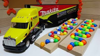 Marble Run Race ☆ HABA Slope amp Retro Truck Garbage Truck Long Version 53 [upl. by Ennayelsel]