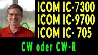 ICOM IC 7300  CW oder CWR [upl. by Cypro]