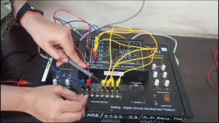 Perform experiment on 41 Multiplexer MUX [upl. by Ahcsim440]