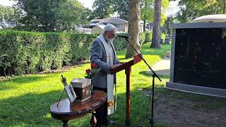 Graveside service for Carl Pelkmans [upl. by Lovash]