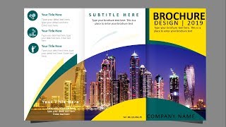 How to make a Brochure in PowerPoint [upl. by Rieth830]