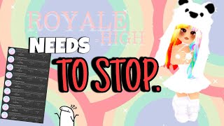 The WORST Update in Royale High HISTORY  Roblox Royale High [upl. by Anil]