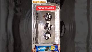 Oreo Donuts Recipe  How to make Donuts at home Oreo biscuit Donuts shorts oreofood viral [upl. by Maurise]