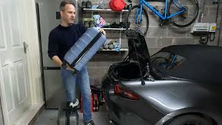 Mazda MX5 Miata ND mk4 boot luggage suitcases option [upl. by Higginbotham]