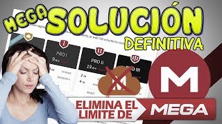 TUTORIAL  SOLUCIÓN DEFINITIVA PARA LÍMITE DE MEGA Y ERROR DE MEGADOWNLOADER [upl. by Nov]