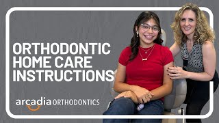 Arcadia Orthodontics Instructions for Caring for Your Braces [upl. by Inajar901]