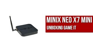 Minix Neo X7 mini review y unboxing [upl. by Parrisch]