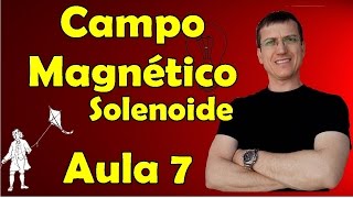 Campo magnético  Solenoide  Eletromagnetismo  Aula 7  Prof Marcelo Boaro [upl. by Souza775]