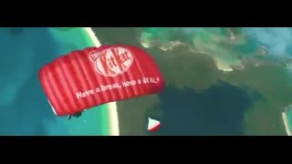 KitKat skydive TVC by vortextvcomau [upl. by Ennoid]