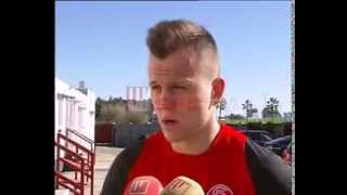 Declaraciones de Cheryshev tras su vuelta a los entrenamientos Sevilla FC [upl. by Duquette]