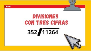 División con tres cifras [upl. by Ehsom]