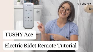 How to Use TUSHY Ace Remote Tutorial Basic and DoubleTap Functions [upl. by Yenot698]