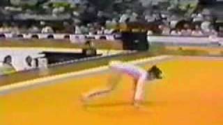 Nadia Comaneci 1976 Olympics Floor Event Finals [upl. by Goar]