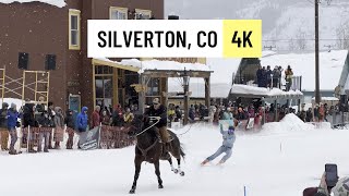 Silverton Skijoring 2023  Colorado 4K [upl. by Morganne]