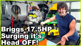 Problem to Solution Briggs and Stratton 175 HP Surging Engine [upl. by Anihpesoj421]