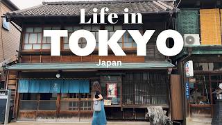 Life in Tokyo Japan  Tokyo neighbourhood tours  Cafe hopping Local shops  Japan VLOG [upl. by Auqenehs644]