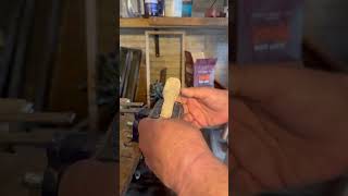 Sanding a hand carved spoon [upl. by Hummel]