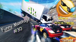 Asphalt 8  Funny Montage 30  on 4000 subscribers [upl. by Erdried145]