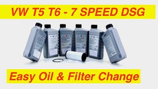 VW DSG oil change part 2  Quick oil change and save money on oil [upl. by Evyn]