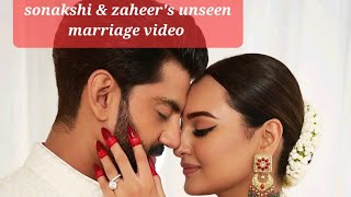 Sonakshi Sinhas unseen marriage video marriage sonakshimarriage sonakshisinha zaheerali [upl. by Collyer]