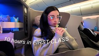 flying first class for the first time [upl. by Edison]