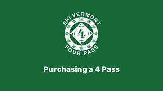 Ski Vermont 4 Pass Purchase Instructions [upl. by Caty]