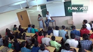 BEST CLASSROOM PRANK EVER Professor Stabbed in Lecture Prank in India [upl. by Geier]