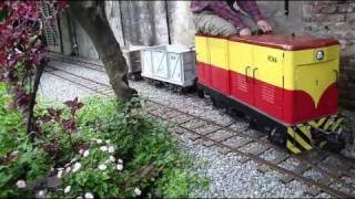 Rideon backyard railroad 1  Switching [upl. by Sonstrom]