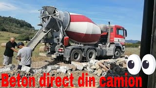 TURNAM BETON DIRECT CU CIFA in fundatia de la gard [upl. by Nnyled12]