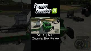 Zbiór Plonów  Farming Simulator 25  Odc 8  Part 1  Sebix shorts [upl. by Yrakcaz]