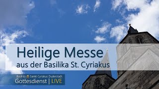 03102023  0900 Uhr  Katholischer Gottesdienst LIVE  Basilika St Cyriakus DuderstadtEichsfeld [upl. by Nadnerb]