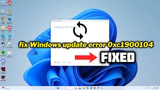 FIXED Windows update error 0xc1900104 [upl. by Bud]