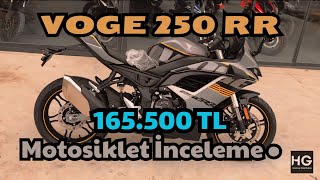 Voge 250 RR  2024  Motosiklet İnceleme  Bafra  Uçar Makine [upl. by Kenzi]