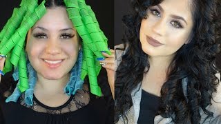 HEATLESS OVERNIGHT CURLS │ Magic Leverage • Curlformers [upl. by Ahola]