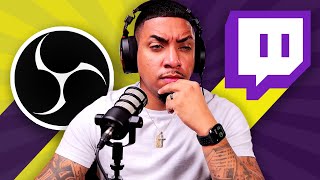 How to Stream to Twitch using OBS Studio BEST SETTINGS [upl. by Channa]